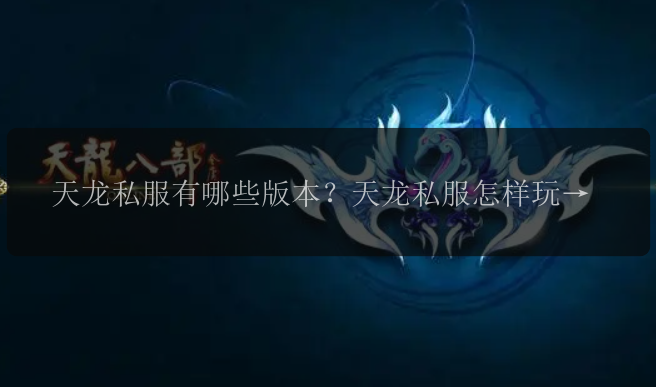 天龙私服有哪些版本？天龙私服怎样玩才能得到更好的游戏体验？天龙私服哪个版本人气最高？天龙私服中有哪些常见bug？天龙私服中的门派技能如何选择？天龙私服中的装备有哪些值得追求的？天龙私服中的PK技巧有哪些？天龙私服中有哪些隐藏的副本可以探索？天龙私服中的帮派系统怎样玩才能打造强大的门派？天龙私服中的外挂问题应该如何应对？天龙私服中有哪些活动可以参与？