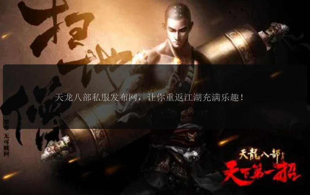 天龙八部私服发布网，让你重返江湖充满乐趣！